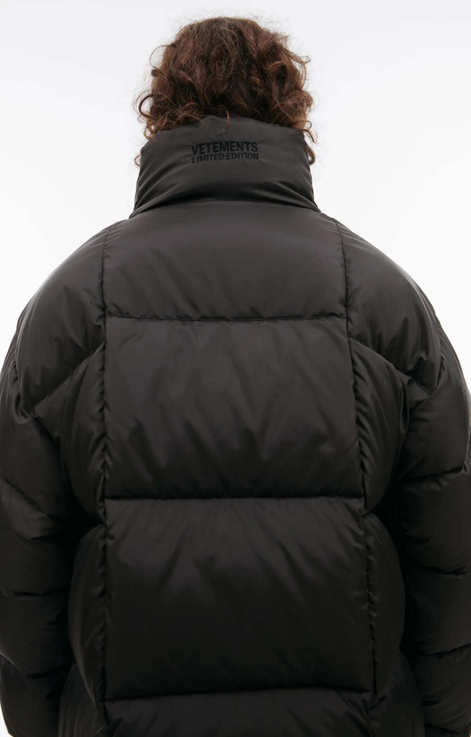 Down jacket with logo VETEMENTS