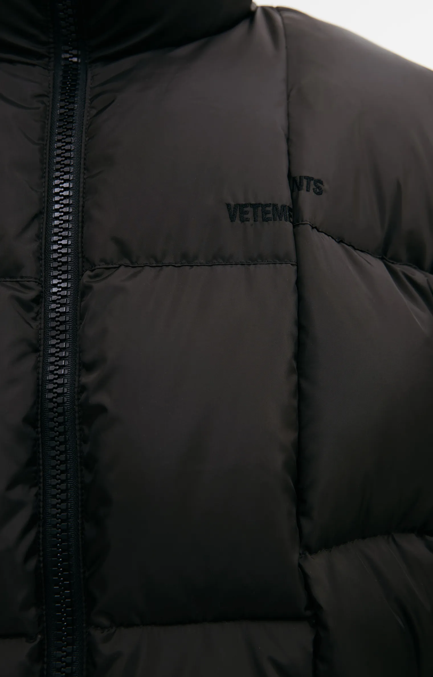 Down jacket with logo VETEMENTS