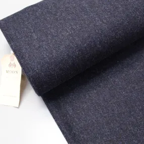 Dressmaking Wool Herringbone - Navy