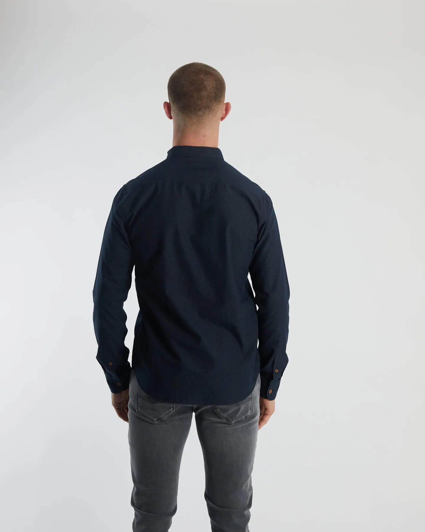 Drummer L/S Shirt North Navy