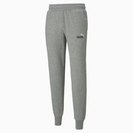 Essentials+ 2 Col Logo Men's Pants | Medium Gray Heather | PUMA Shoes | PUMA 