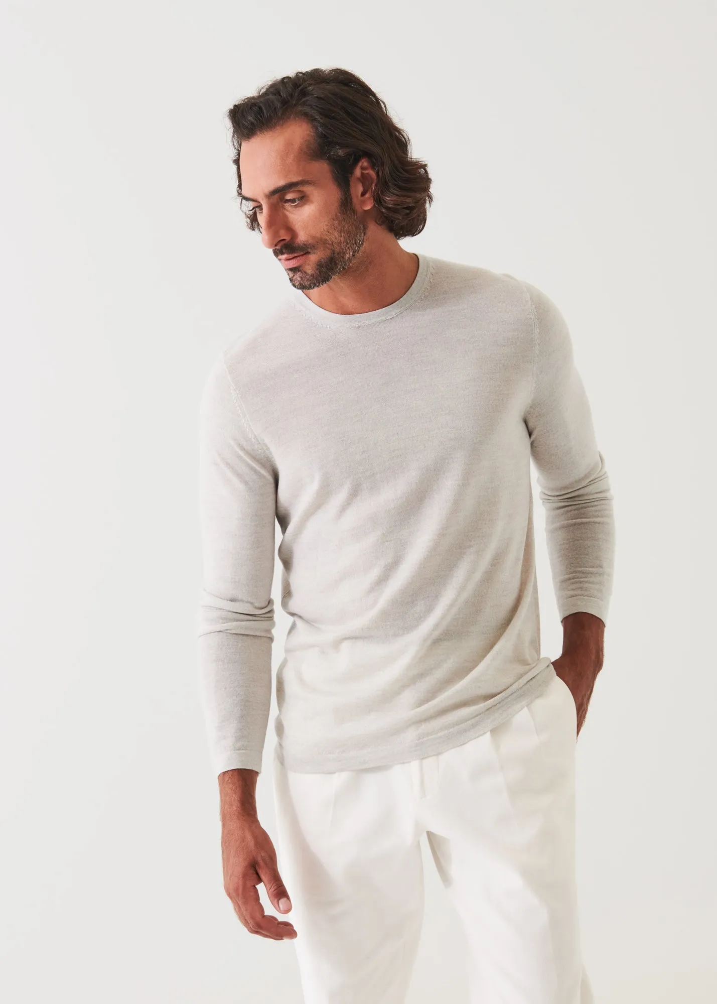 EXTRA-FINE MERINO CREWNECK