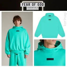 FEAR OF GOD  |Pullovers Unisex Street Style Long Sleeves Plain Cotton