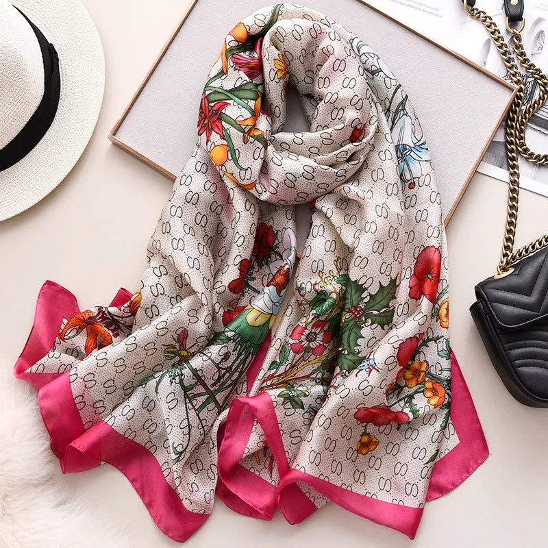 Floral Ultrasoft Lightweight Scarf