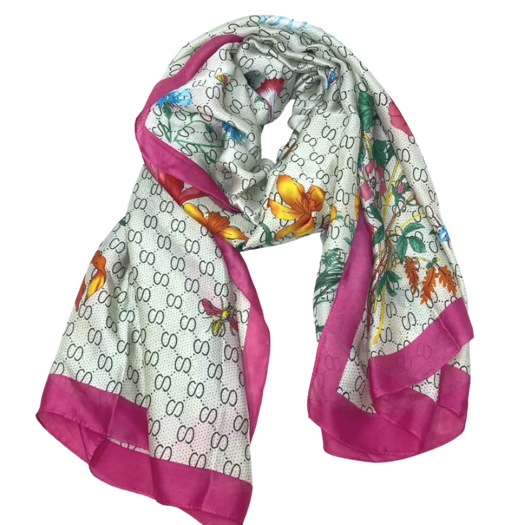 Floral Ultrasoft Lightweight Scarf