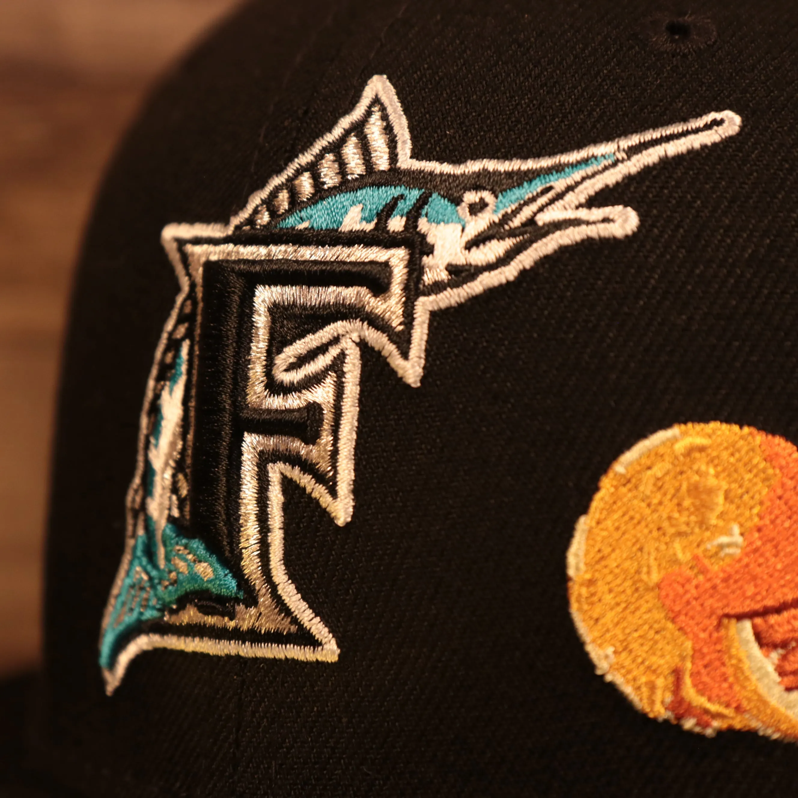 Florida Marlins Cooperstown City Transit All Over Side Patch Gray Bottom 59Fifty Fitted Cap