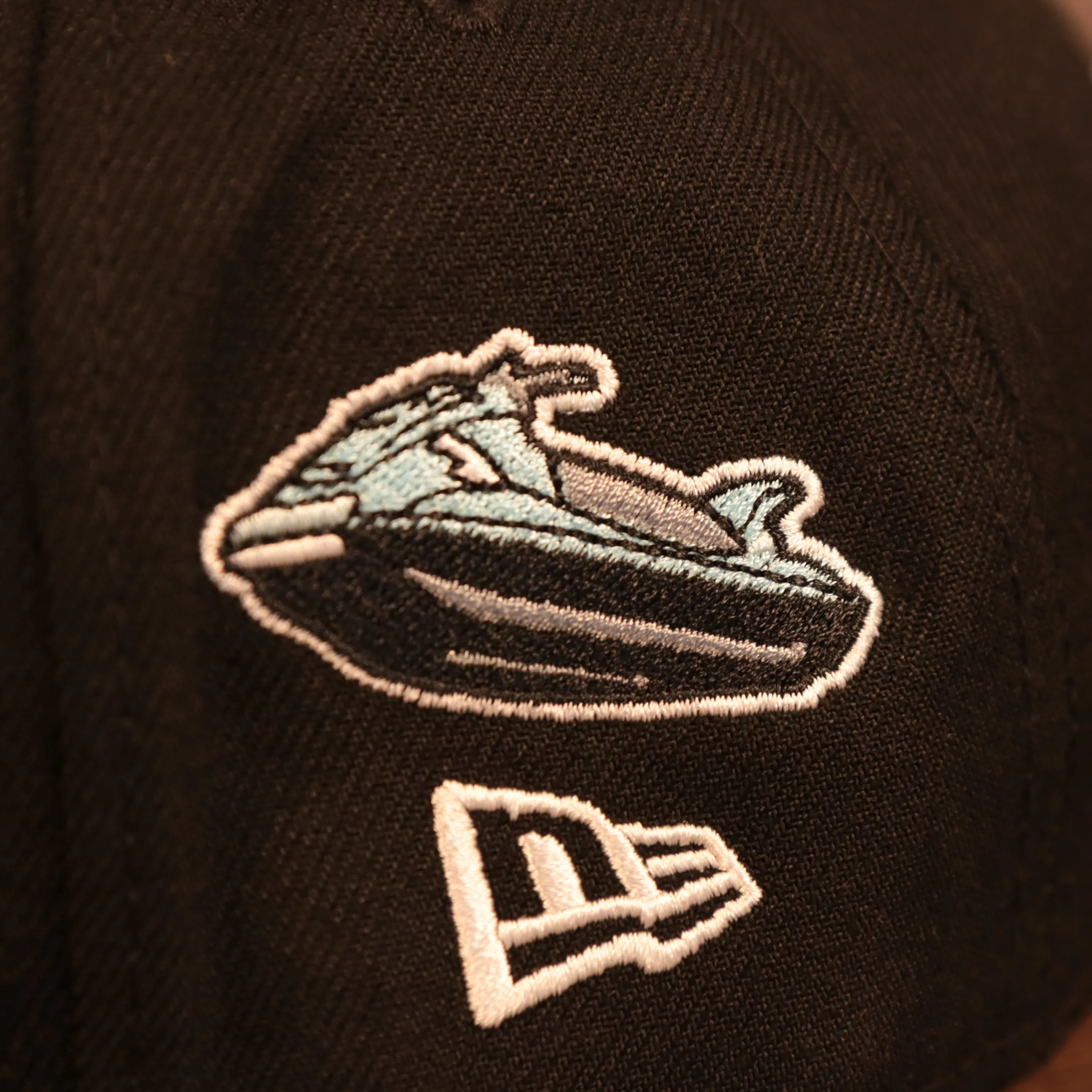 Florida Marlins Cooperstown City Transit All Over Side Patch Gray Bottom 59Fifty Fitted Cap