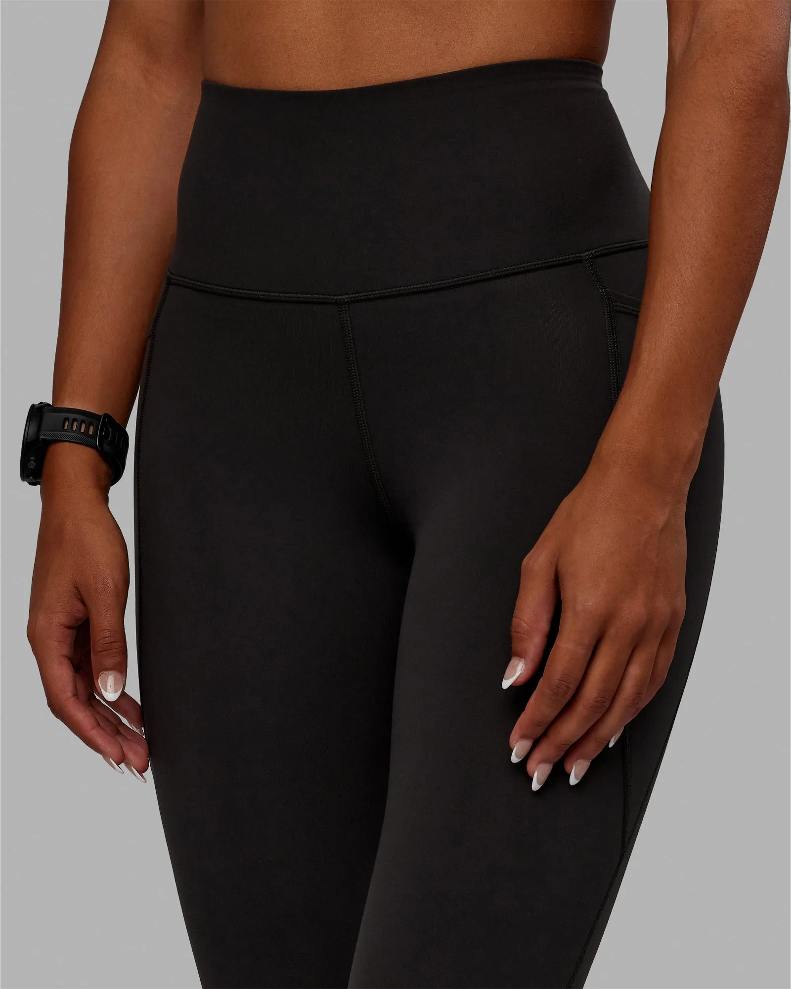 Flux Full Length Leggings - Pirate Black