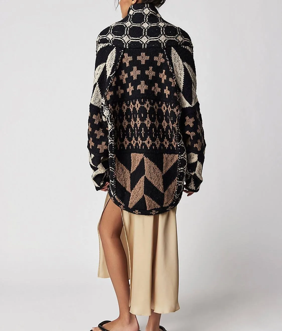 Free People  |Casual Style Long Sleeves Plain Cardigans