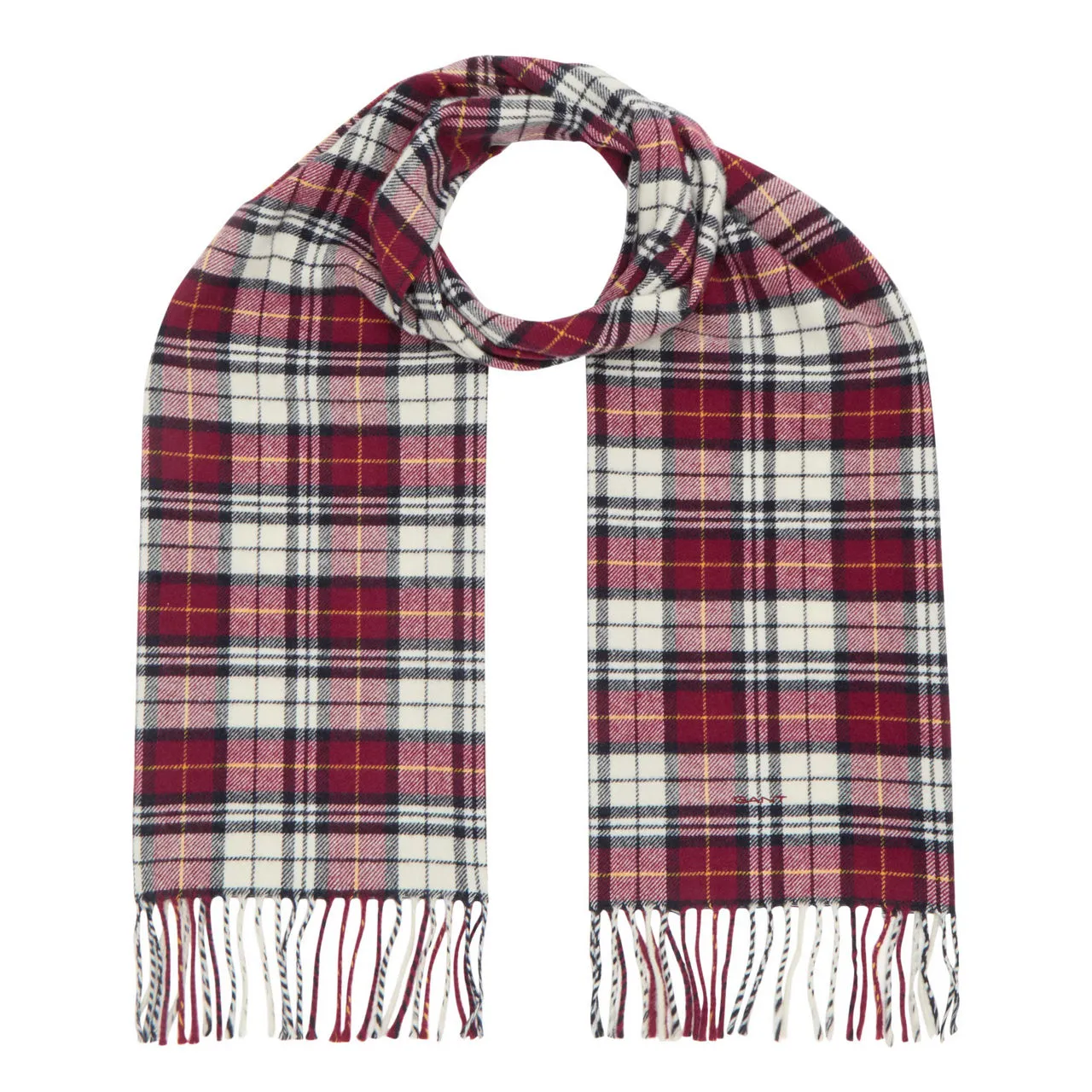 GANT Checked Fringed Scarf - 638