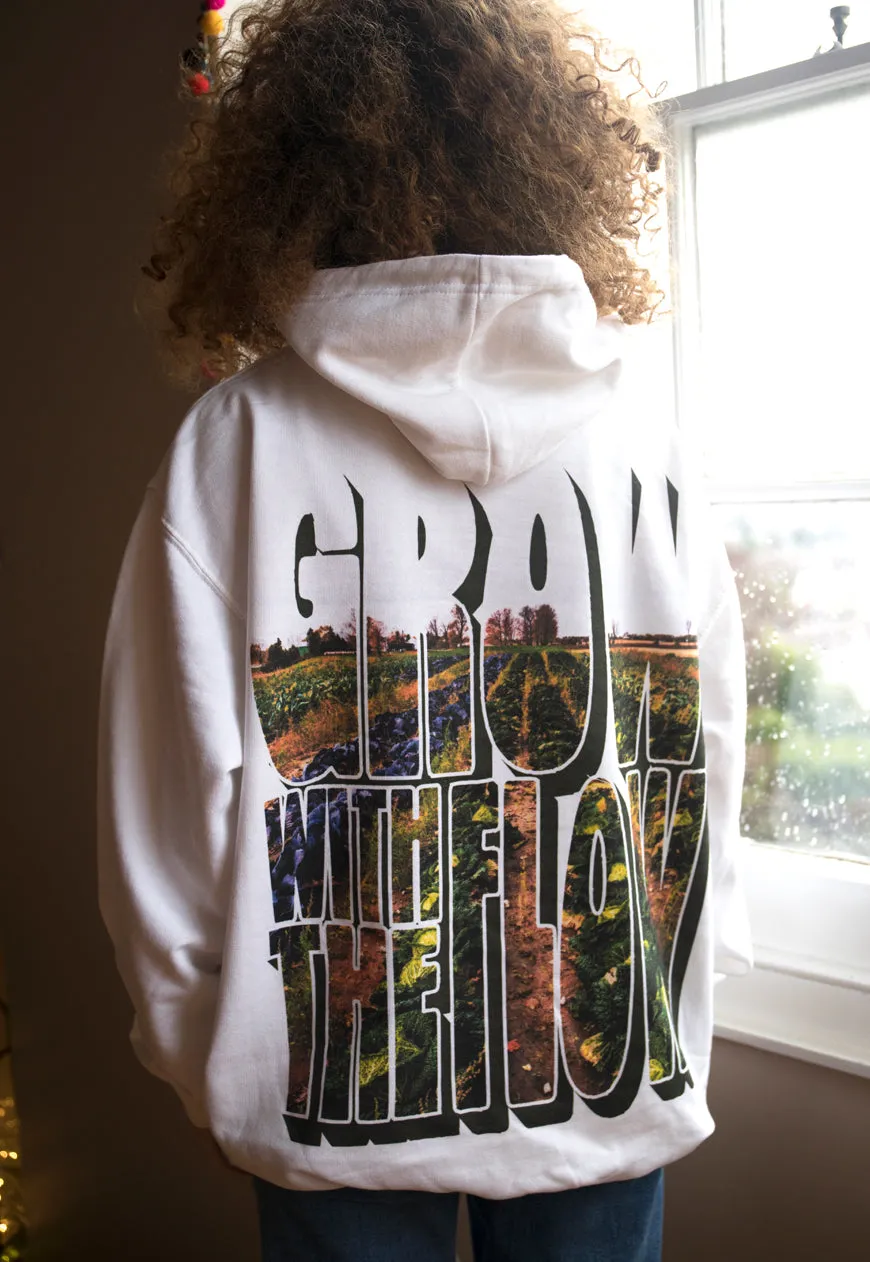 Grow With The Flow Women's Slogan Hoodie