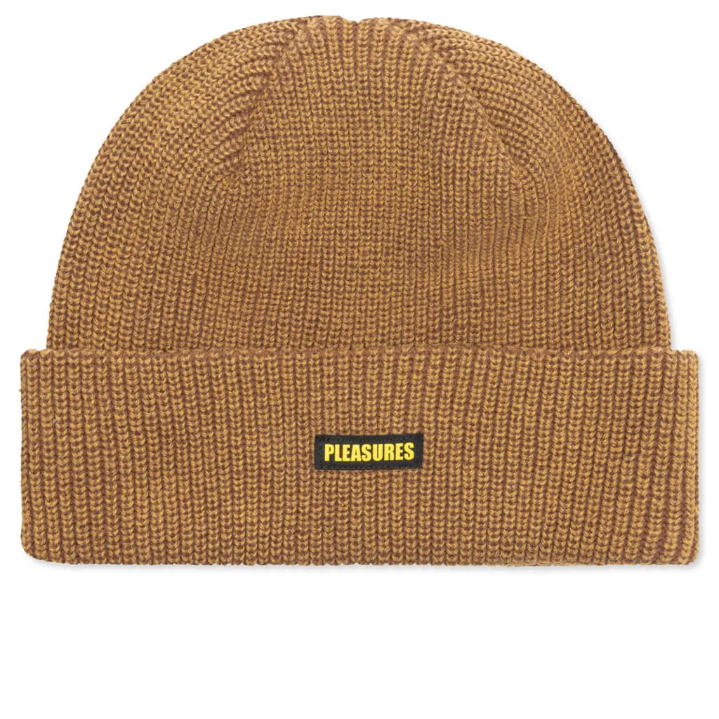 Impact Logo Beanie - Tan