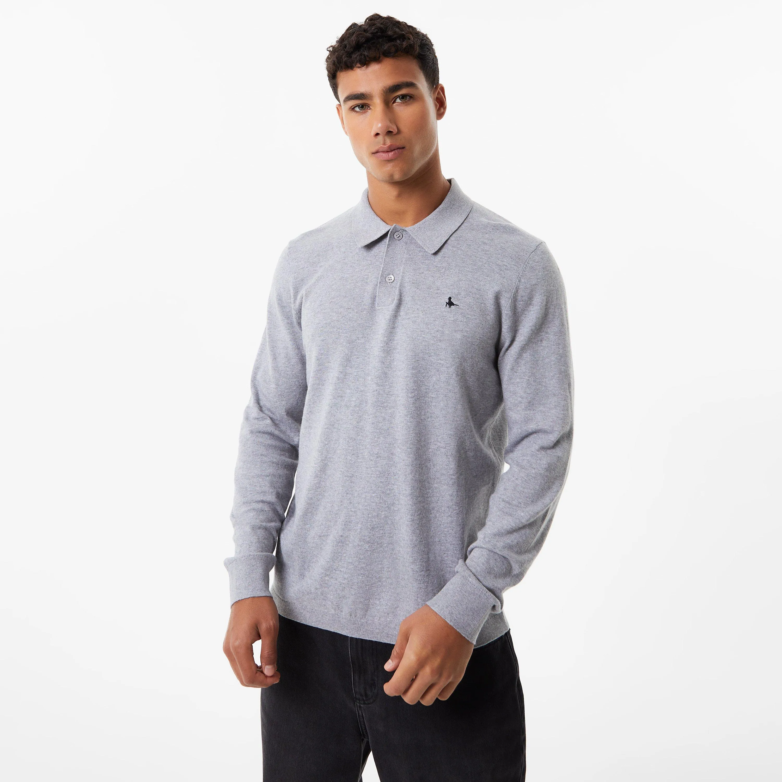 Jack Wills JW Long Sleeve Knitted Polo