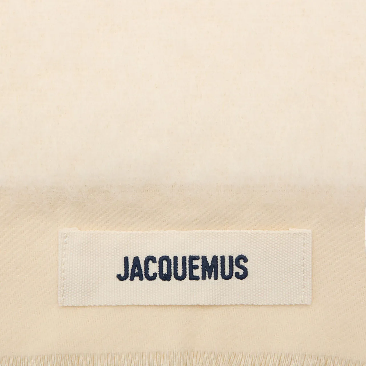 JACQUEMUS Le Arazo Striped Scarf - Mutli-Beige