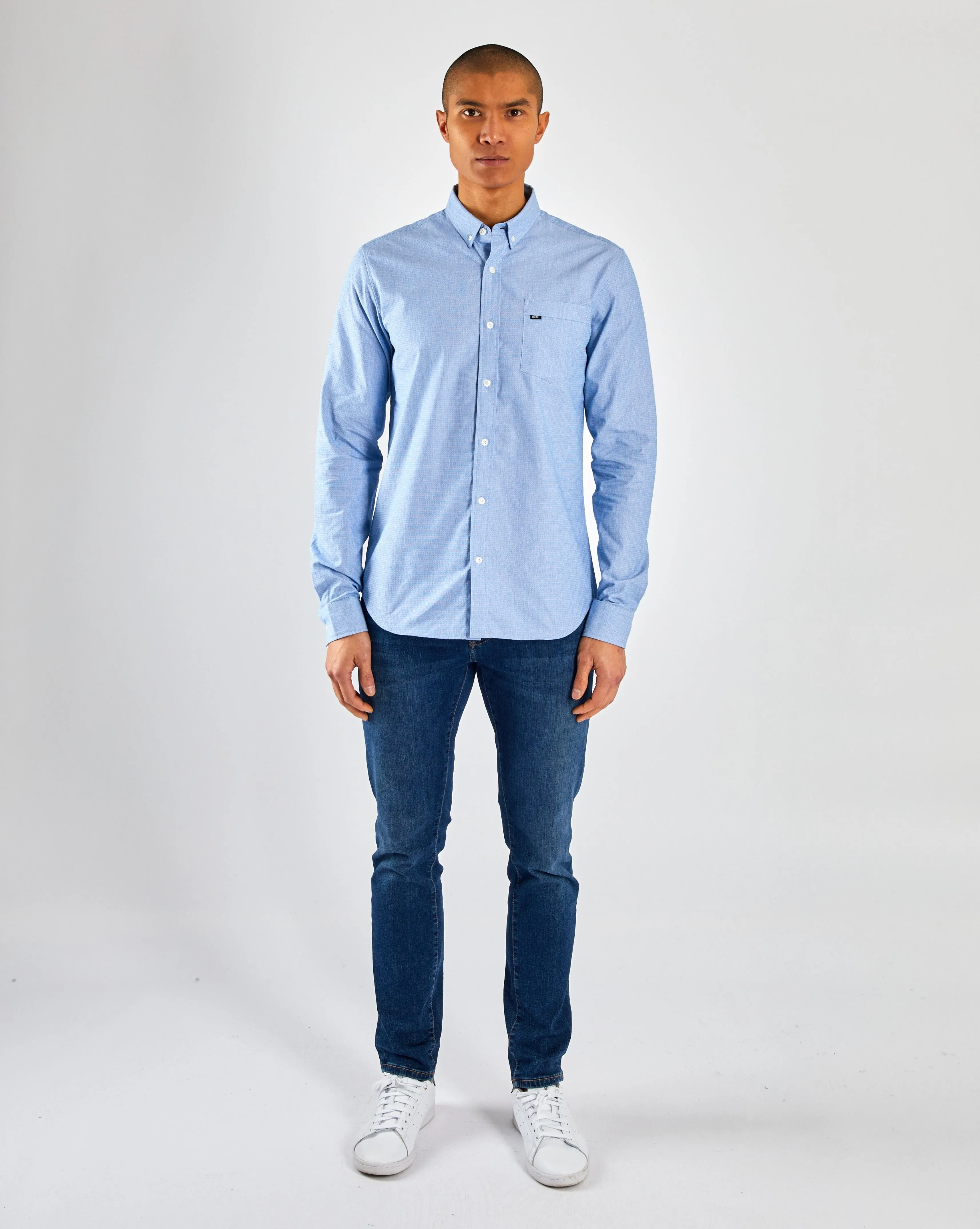 Jenk LS Shirt Blue