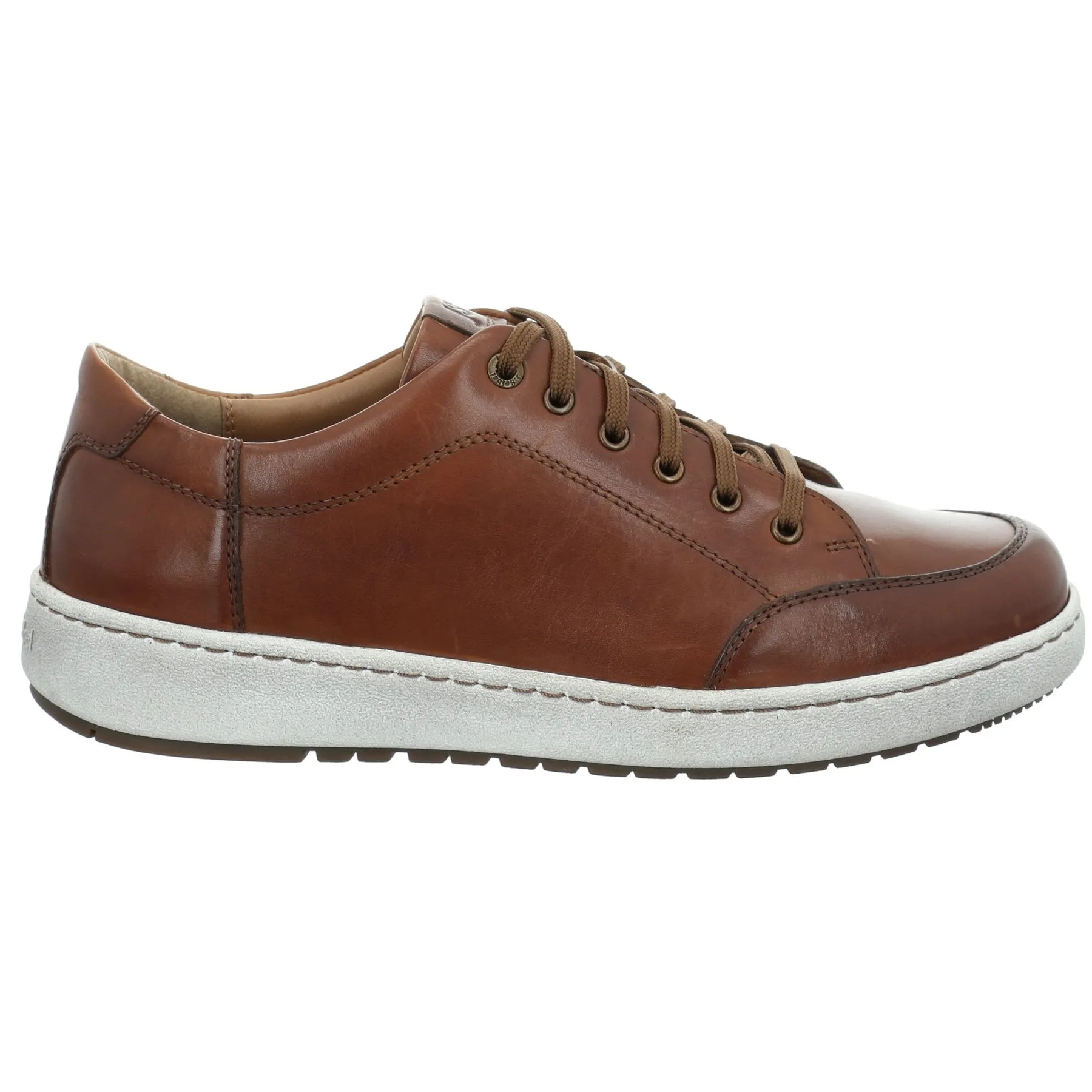 Josef Seibel Mens David 03 Leather Sneaker- Cognac Smooth Leather