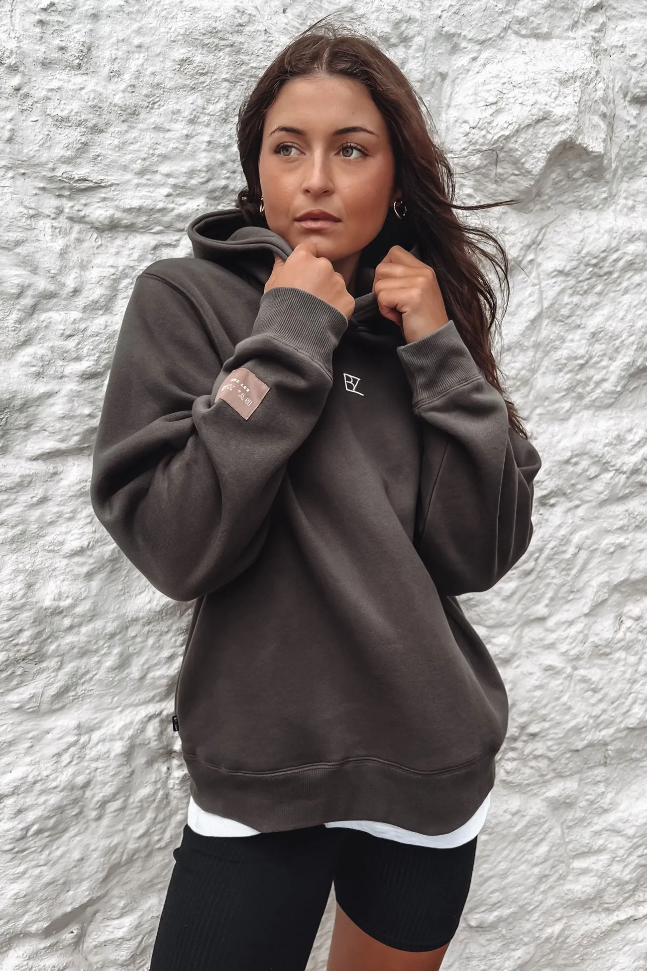 Journey Oversized Hoodie Charcoal