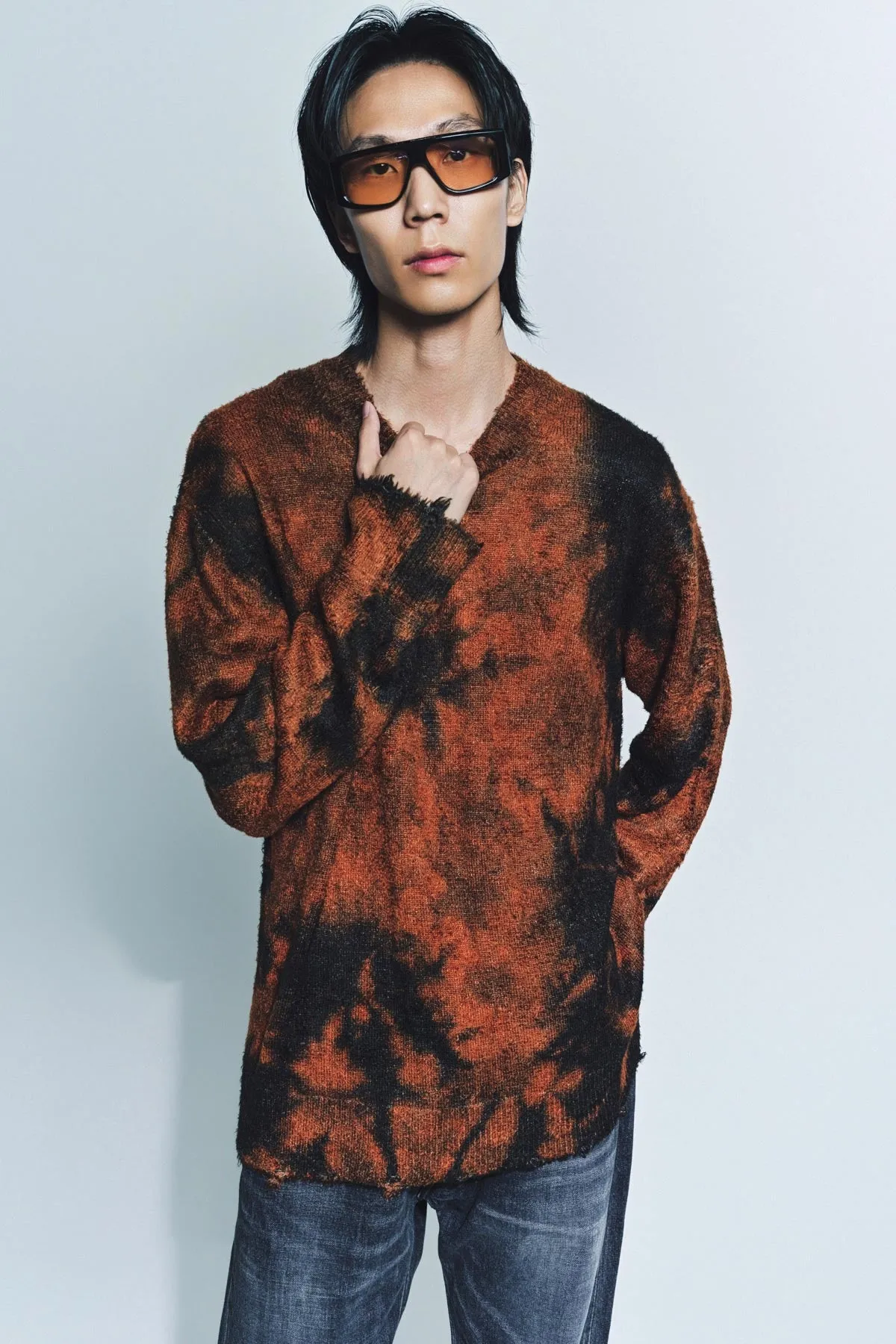 JUNYA WATANABE | UNEVEN DYED SWEATER