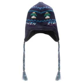 Knitted Shroomer Beanie - Navy