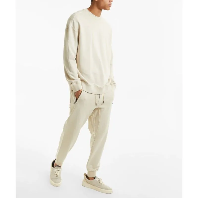 KSUBI  |Crew Neck Street Style Long Sleeves Cotton Sweatshirts