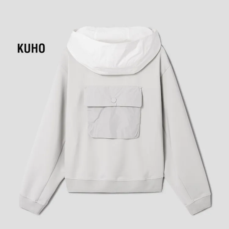 KUHO  |Casual Style Street Style Long Sleeves Logo Cardigans