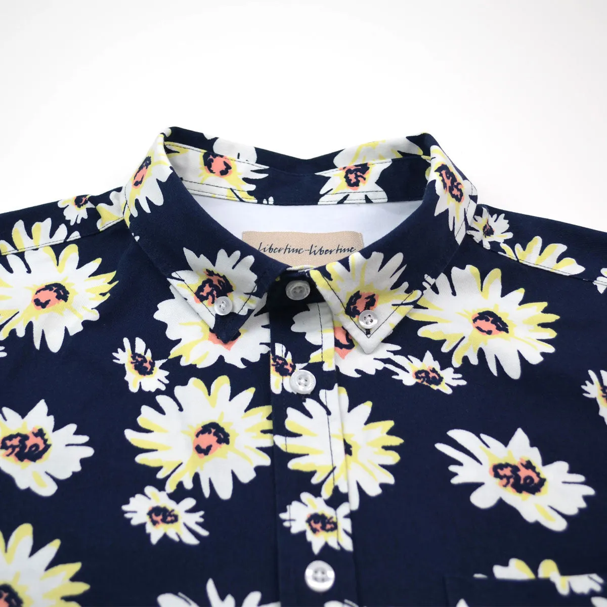 Libertine-Libertine - Hunter Short-Sleeve Shirt Ark - AOP Flowers