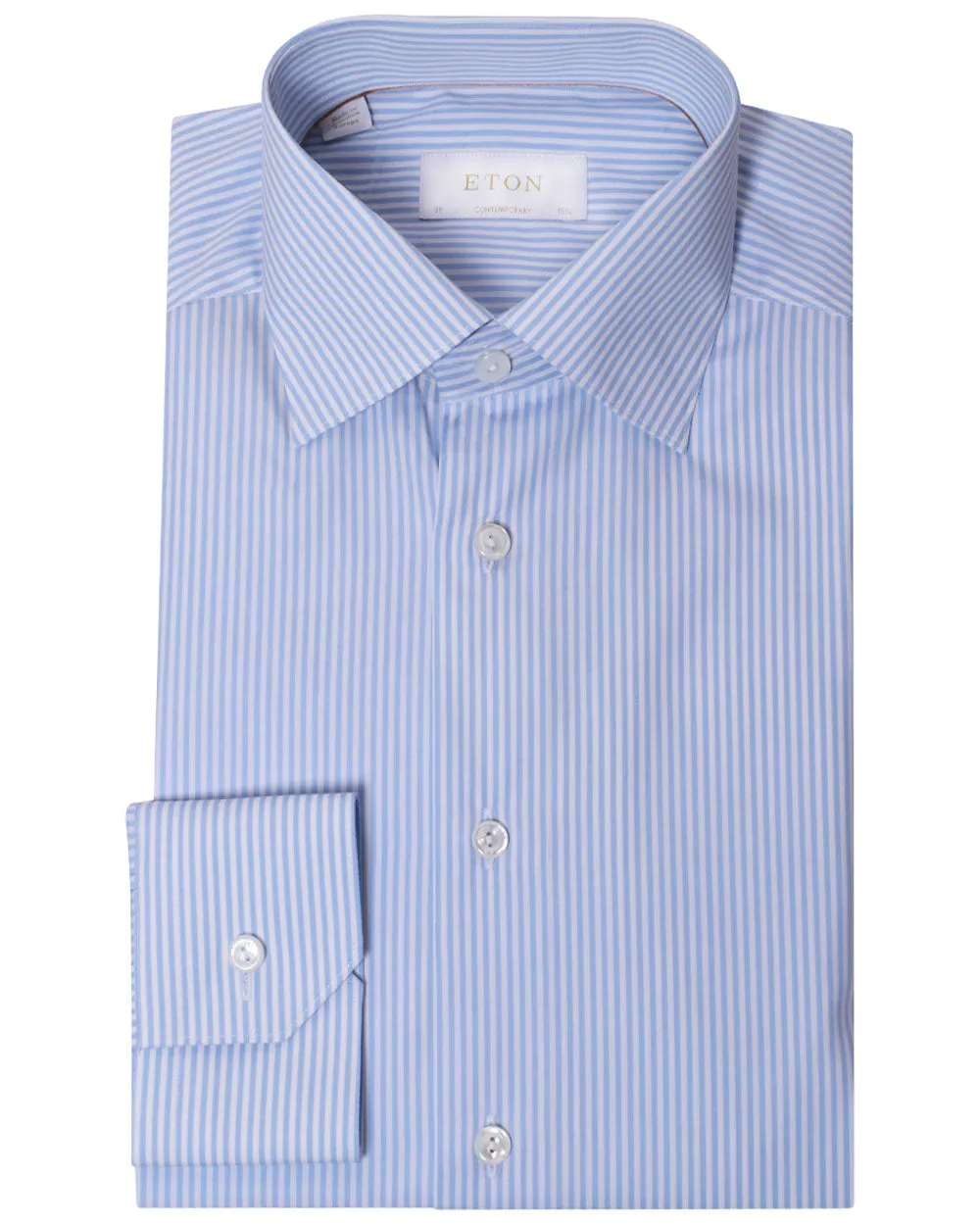 Light Blue Bengal Striped Dress Shirt