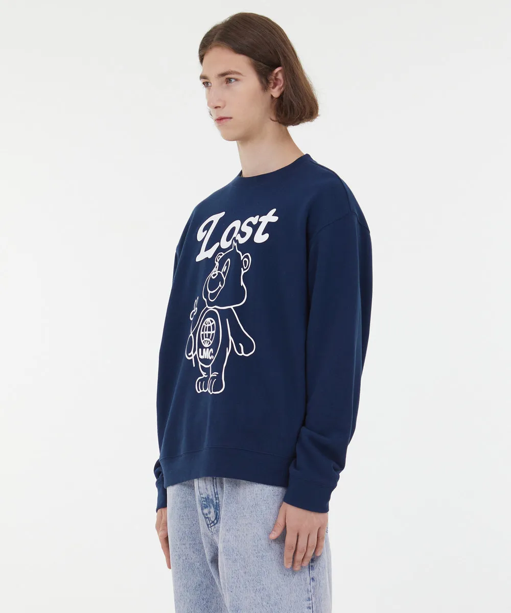 LMC  |Unisex Street Style Long Sleeves Logo Sweatshirts