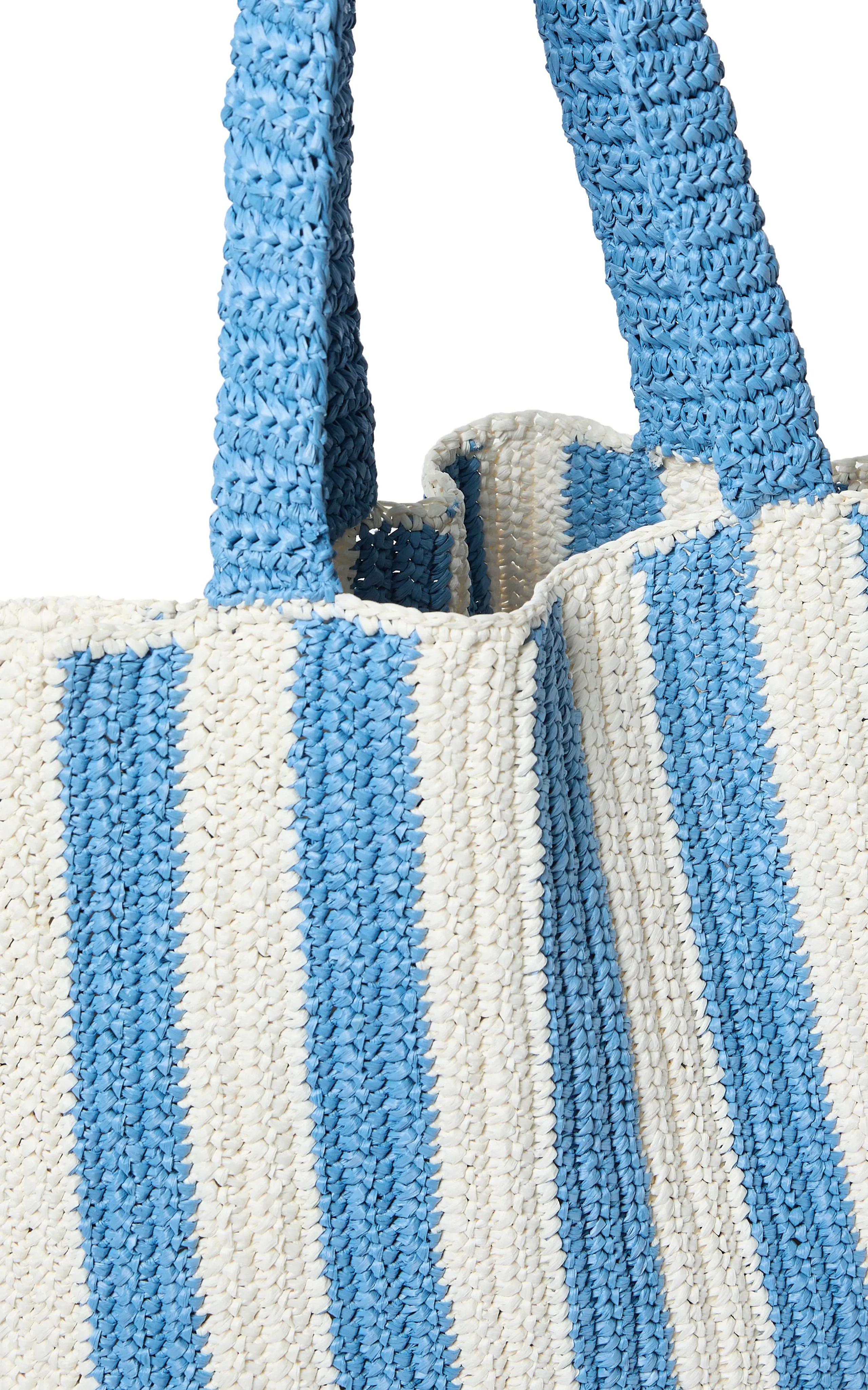 Loeffler Randall Orion Crocheted Raffia Tote Bag