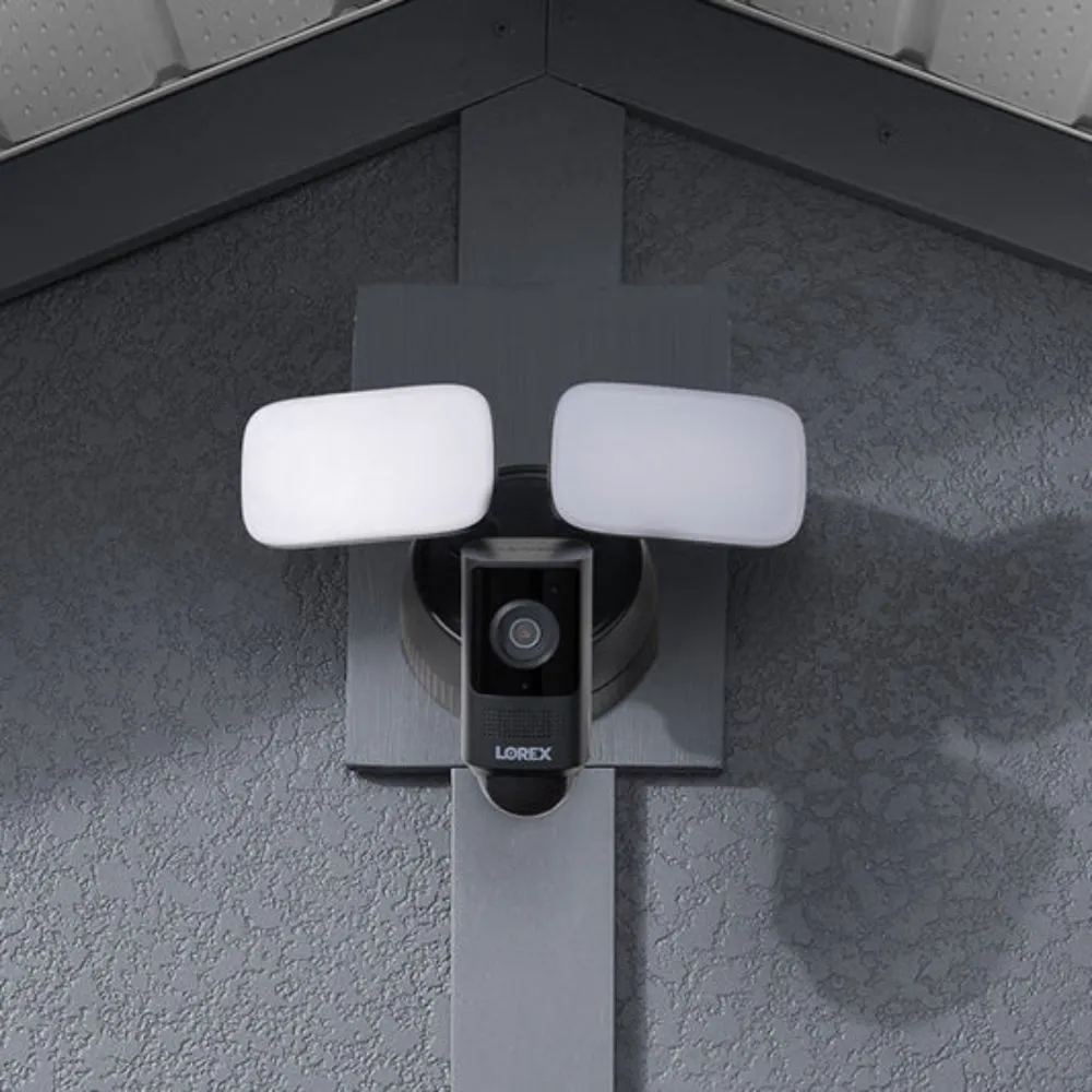 Lorex 2K Wired Floodlight Security Camera