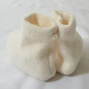 Makié Baby Riley Booties Milk Cream