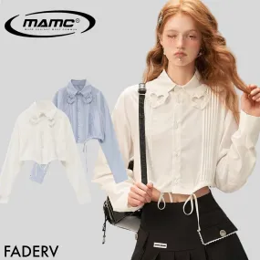 MAMC  |Heart Casual Style Street Style Long Sleeves Party Style