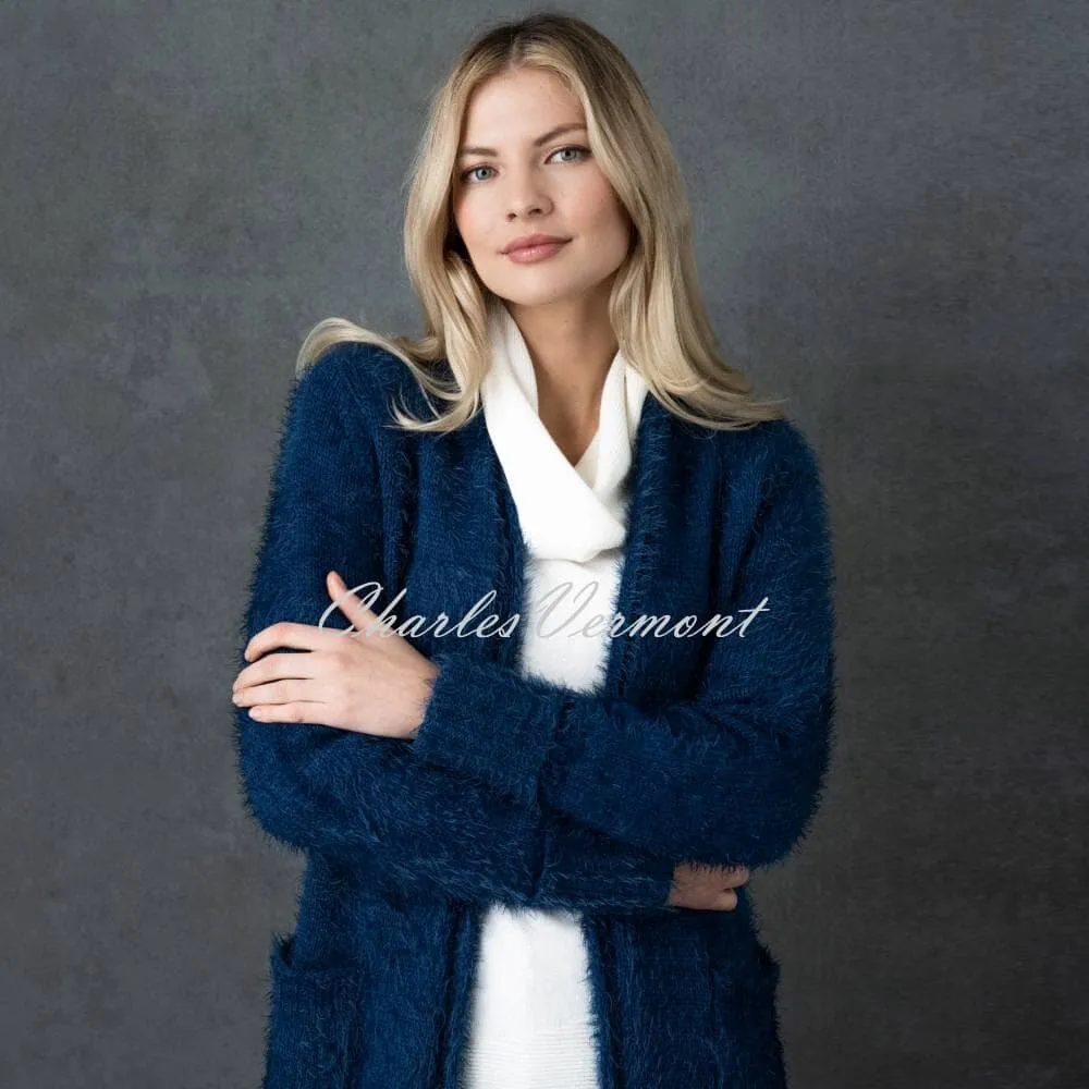 Marble Cardigan - Style 6739-170 (Marine Blue)