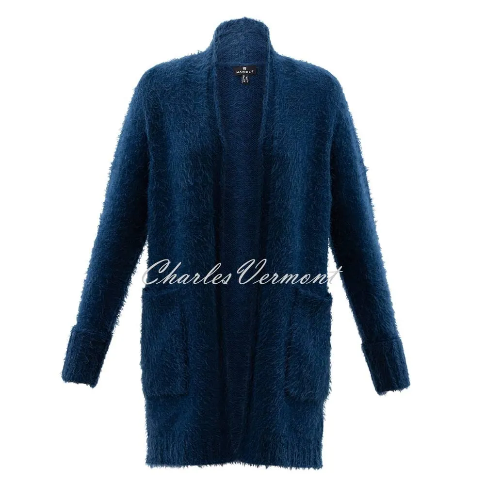 Marble Cardigan - Style 6739-170 (Marine Blue)