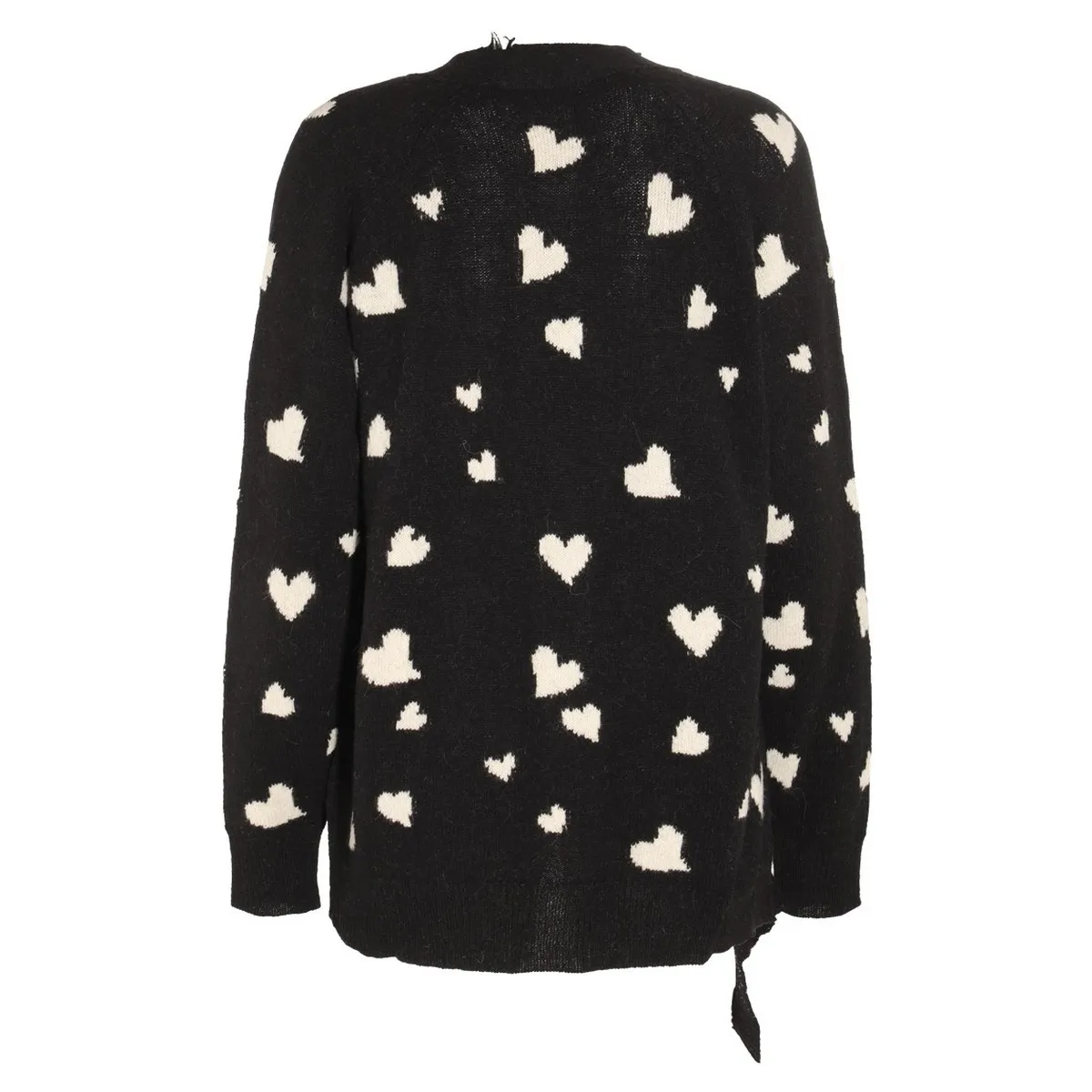 MARNI  |Heart Casual Style Wool Long Sleeves Cardigans