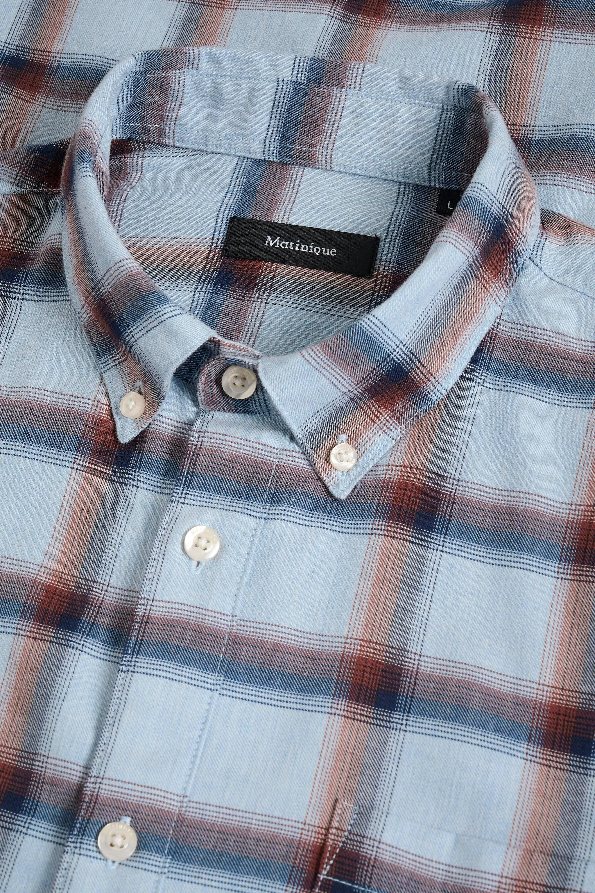 Matinique MaTrostol Shirt in Chambray Blue