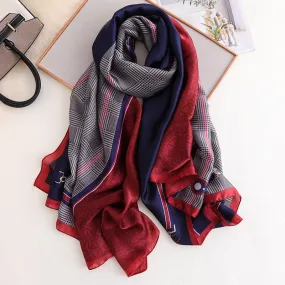 Multi-Patterned Ultrasoft Lightweight Scarf