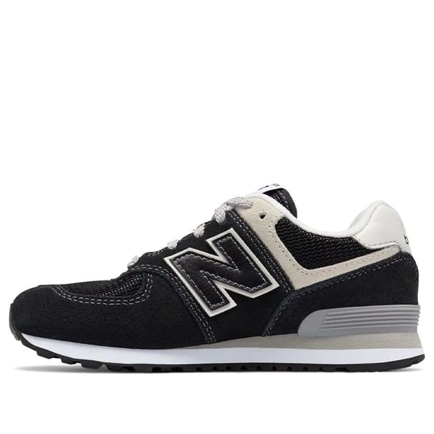 New Balance Boys PC574GK Heritage Sneaker- Black/Grey