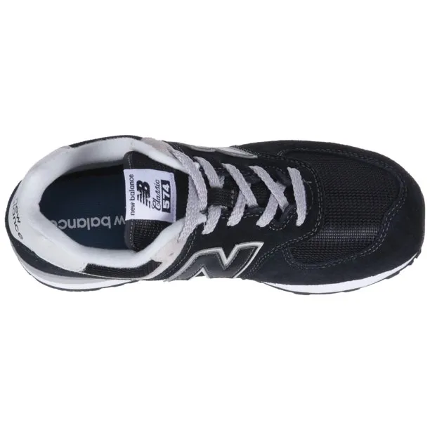 New Balance Boys PC574GK Heritage Sneaker- Black/Grey