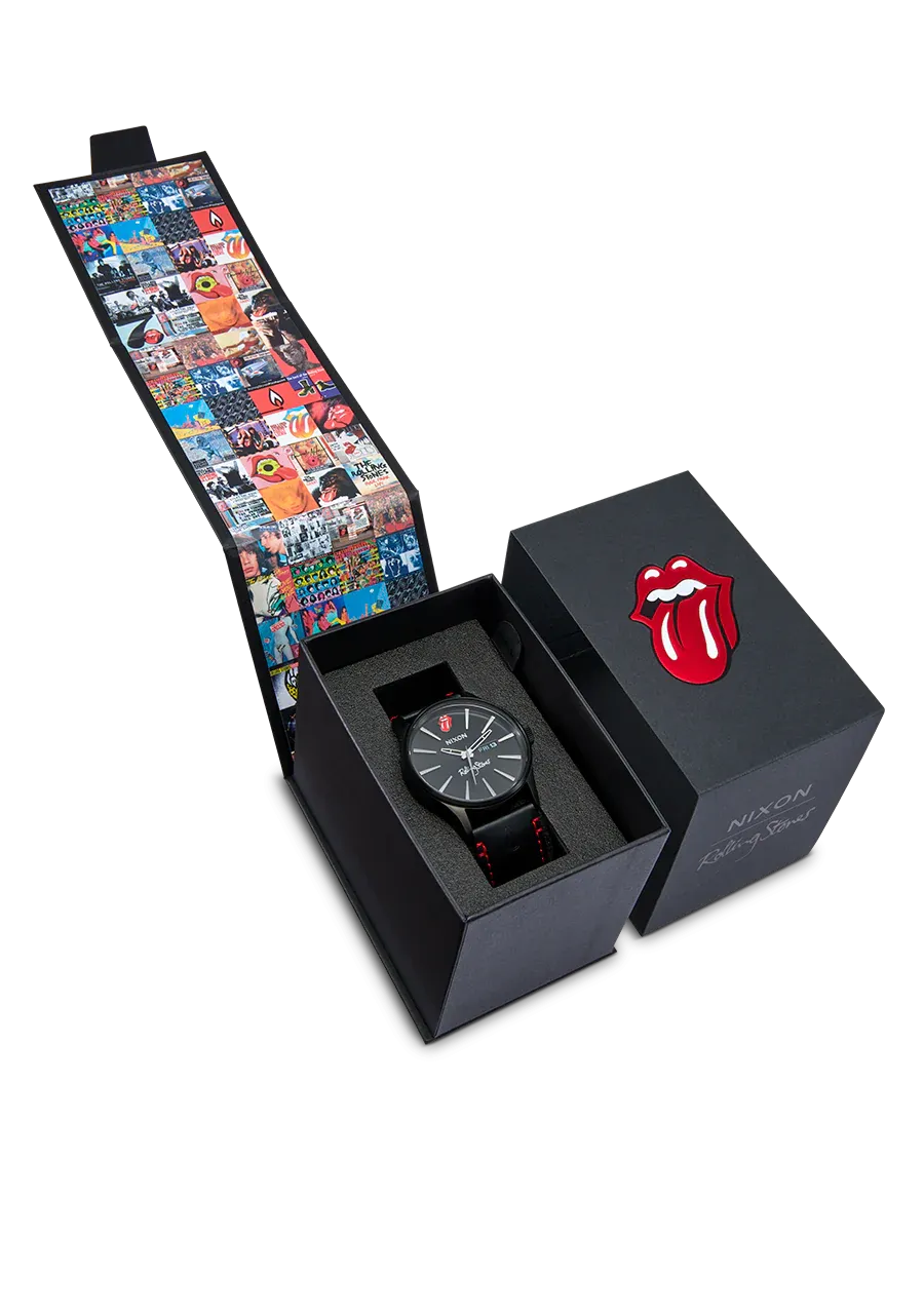 Nixon - Rolling Stones Sentry Leather Watch