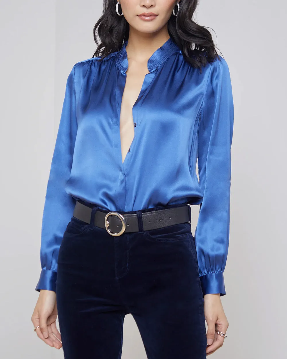 Nouvean Navy Bianca Blouse