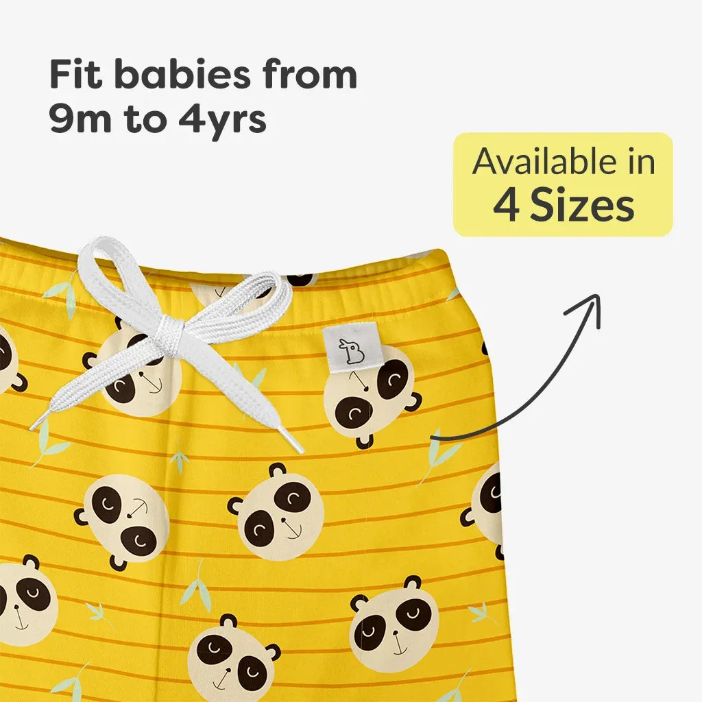 Pack of 3 Diaper Pants with drawstring - Jungle Jam