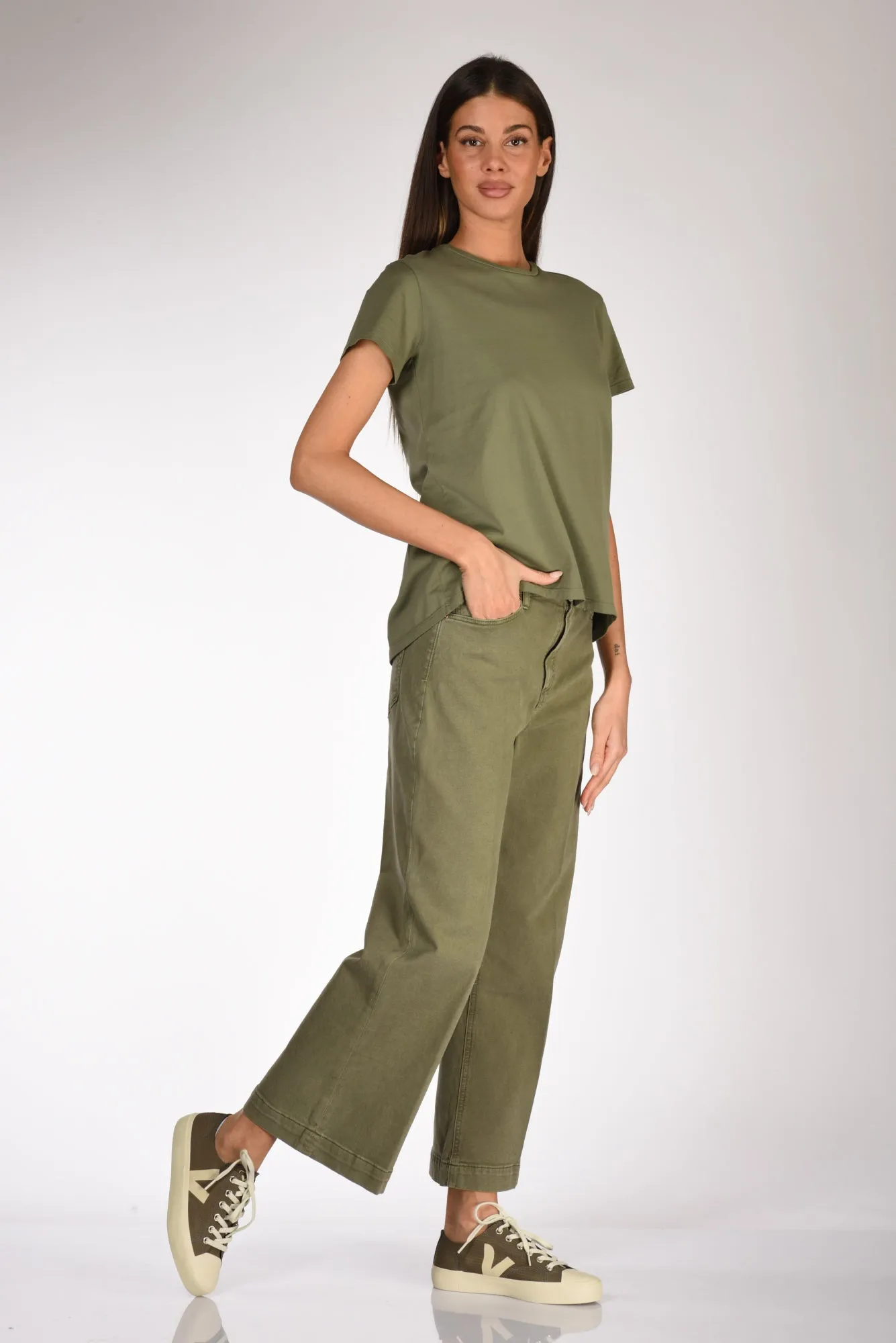 Paige Pantalone Anessa Verde Donna