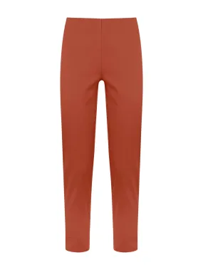 Pantalone a sigaretta in Satin Power - Baked Clay