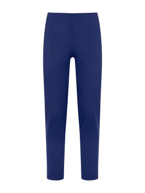 Pantalone a sigaretta in Satin Power - Blueberry