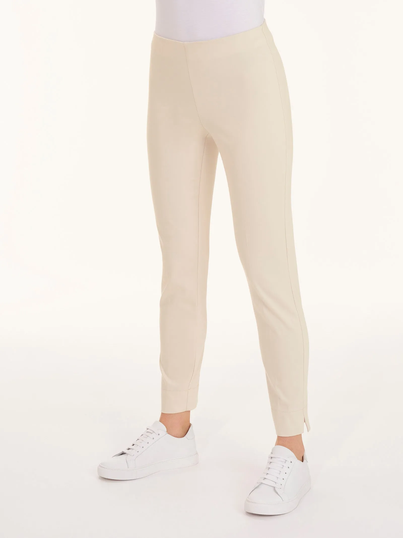 Pantalone a sigaretta in Satin Power - Champignon