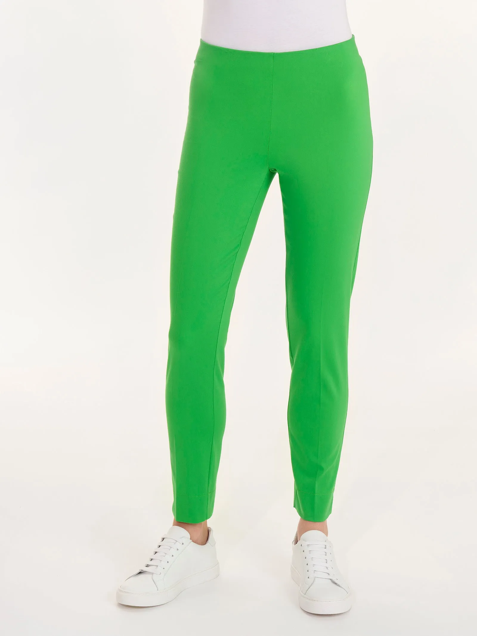 Pantalone a sigaretta in Satin Power - Classic Green