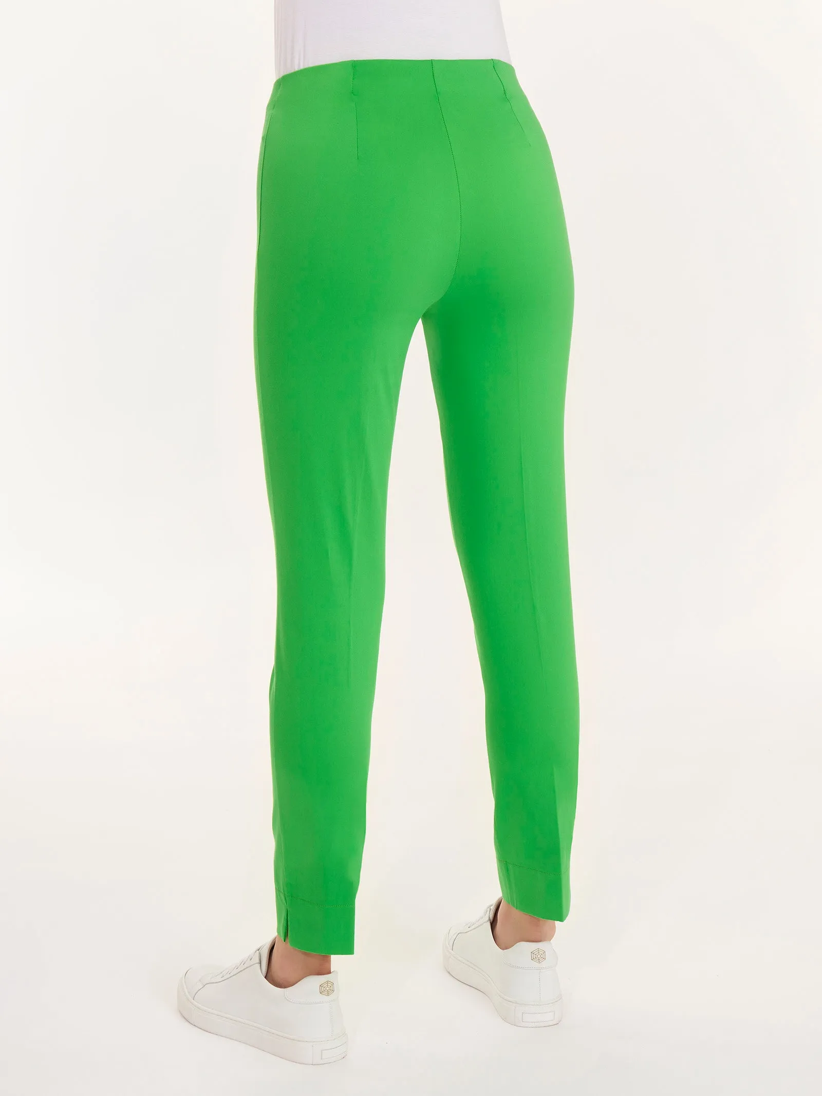 Pantalone a sigaretta in Satin Power - Classic Green