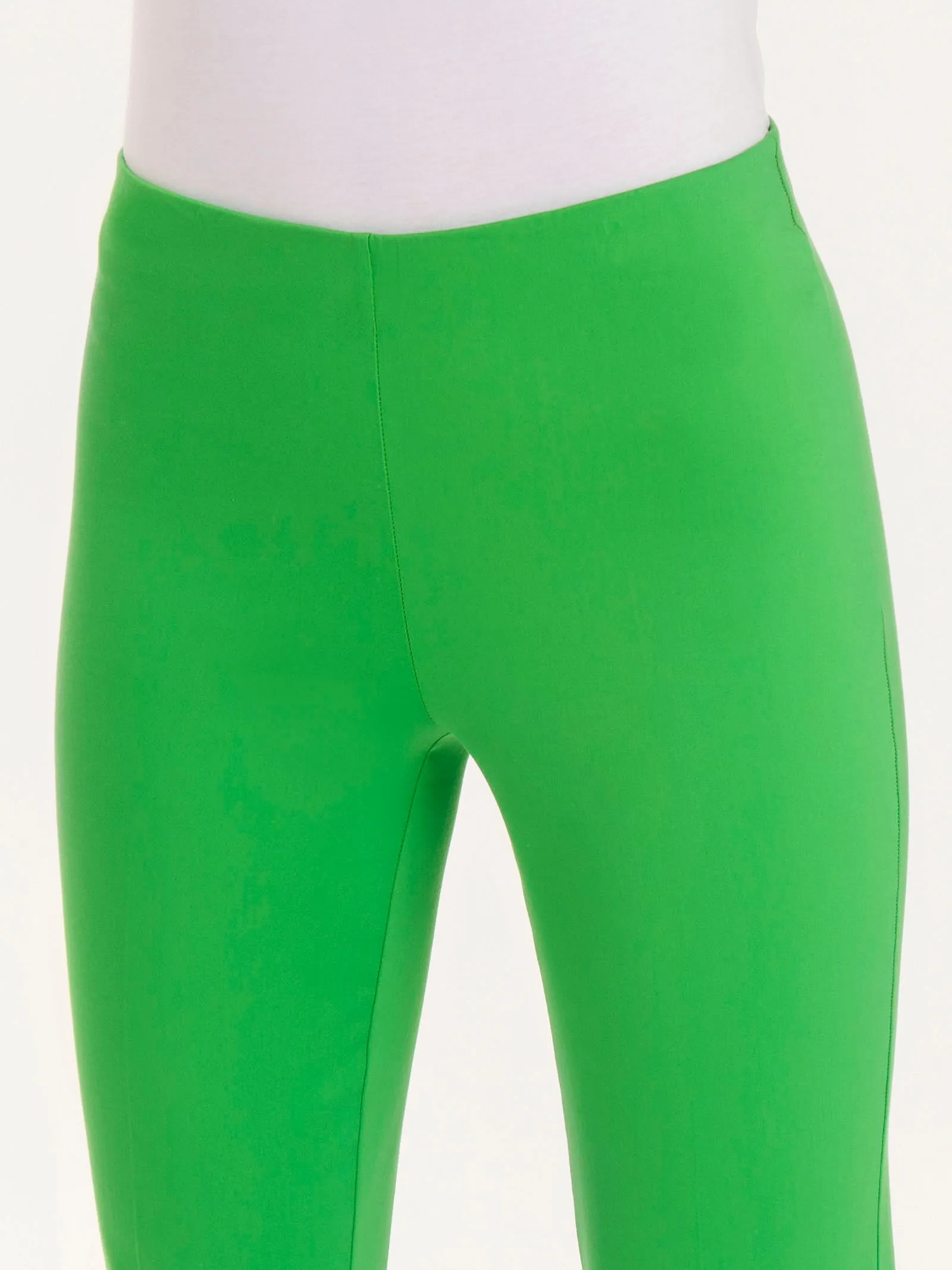 Pantalone a sigaretta in Satin Power - Classic Green