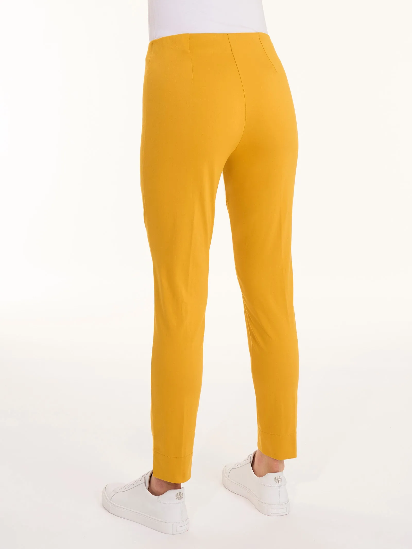 Pantalone a sigaretta in Satin Power - Golden Spice